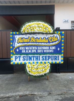 Papan Bunga Duka di Lempake