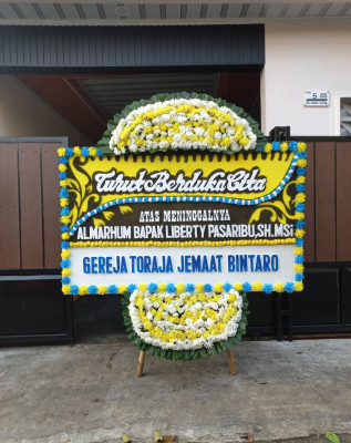 Papan Bunga Duka di Lempake